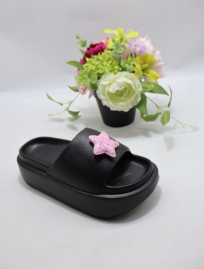 Basenówki damskie (36-41) 2302 BLACK
