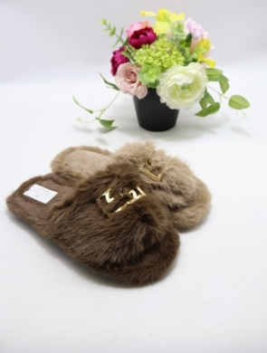 Kapcie damskie ocieplane (36-41) 6665-1 MIX