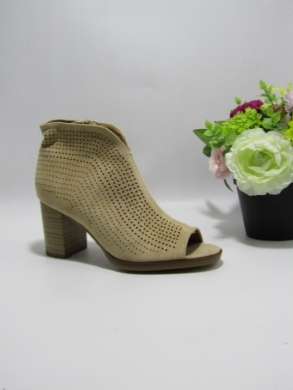 Botki damskie na obcasie (36-41) G23151 BEIGE