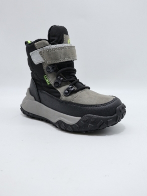 Botki chłopięce ocieplane (26-31) HB543 GREY/GREEN