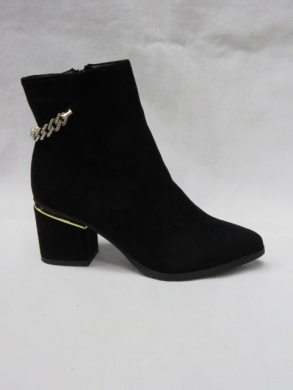 Botki damskie ocieplane na obcasie (36-41) NS309 BLACK