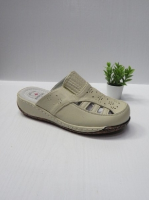Klapki damskie na koturnie (36-42) 507 BEIGE
