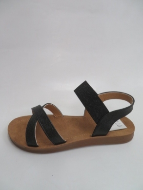 Sandały damskie na płaskim (36-41) G1020 BLACK