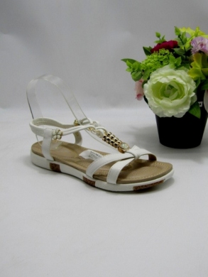 Sandały damskie na płaskim (36-41) FY7026 WHITE