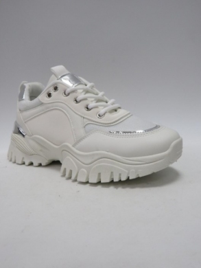 Buty sportowe damskie na płaskim (36-41) A-15 WHITE