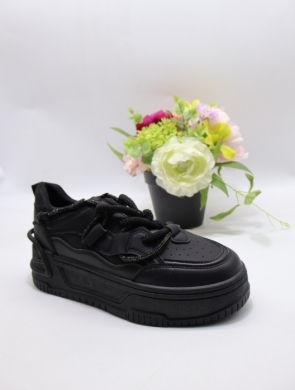 Buty sportowe damskie na płaskim (36-41) A109-88 BLACK