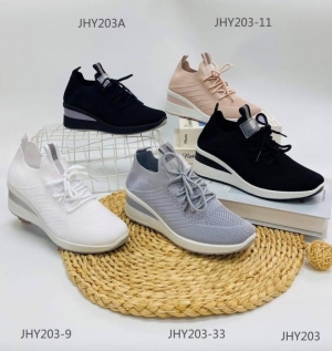 Buty sportowe damskie na koturnie (36-41) JHY203