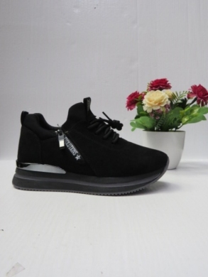 Buty sportowe damskie na płaskim (36-41) SJ2320-1 BLACK