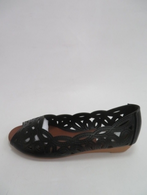 Baleriny damskie na płaskim (36-41) H609 BLACK