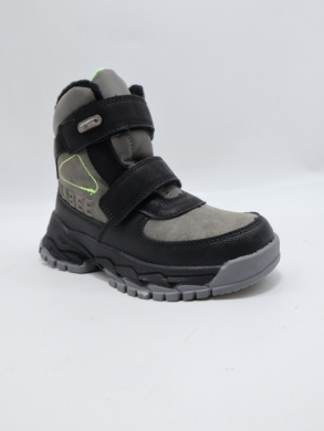 Botki chłopięce ocieplane (27-32) HB557 GREY/GREEN
