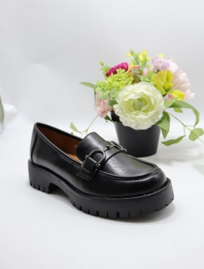 Mokasyny damskie na płaskim (36-41) YCC-122 BLACK