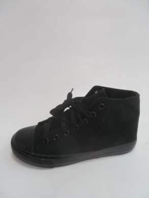 Trampki damskie na płaskim (36-41) WQ816A BLACK