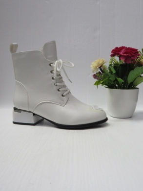 Botki damskie ocieplane na obcasie (36-41) X-6632-9A3 WHITE