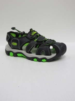 Sandały chłopięce (33-38) AB207 BLACK/GREEN