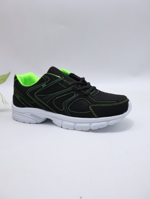 Buty sportowe damskie na płaskim (36-41) N316 BL/GREEN
