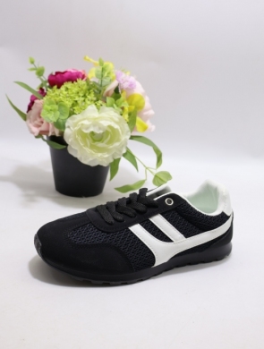 Buty sportowe damskie na płaskim (36-41) K1771 BLACK