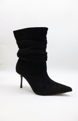 Botki damskie na szpilce (36-41) 7105 BLACK