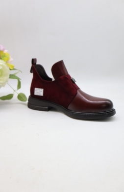 Botki damskie na płaskim (36-41) YCC-190 WINE