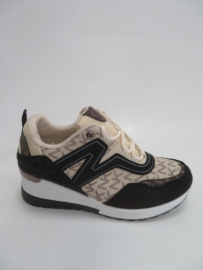 Sportowe Damskie na koturnie (36-41) LDLJ-52 BLACK