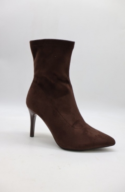 Botki damskie na szpilce (36-41) HBL-157 COFFE/SU