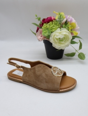 Sandały damskie na płaskim (36-41) J1902 KHAKI