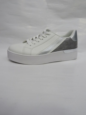 Buty sportowe damskie na płaskim (36-41) XBC-23203 WHITE