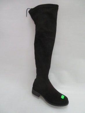 Kozaki damskie jesienne na płaskim (36-41) 4833 BLACK