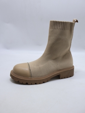 Botki damskie na płaskim (36-41) RXJ187 KHAKI