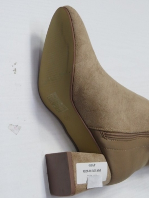 Kozaki damskie na obcasie (36-41) 9329-01 KHAKI