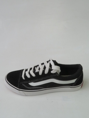 Tenisówki damskie na płaskim (36-41) MB122 BLACK
