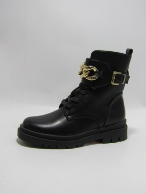 Botki damskie na płaskim (36-41) F-20 BLACK