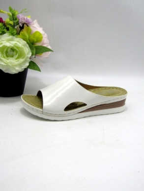 Klapki damskie na koturnie (36-41) N22-1063 WHITE