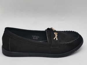 Mokasyny damskie na płaskim (36-41) YG2312-2 BLACK