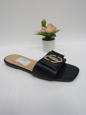 Klapki damskie na płaskim (36-41) YU212 BLACK