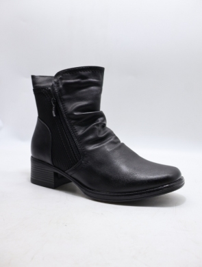 Botki damskie ocieplane na obcasie (36-42) 2688-1