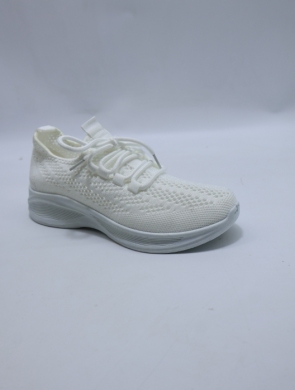 Buty sportowe damskie na płaskim (36-41) 26019-1 WHITE