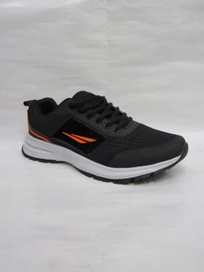Buty sportowe męskie (41-46) 2057 BLACK/ORANGE