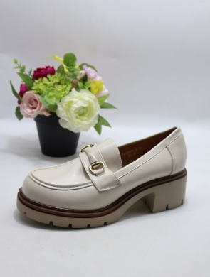 Półbuty damskie na obcasie (36-41) XYX-25225-2 BEIGE