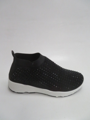 Buty sportowe damskie na koturnie (36-41) LG27 BLACK