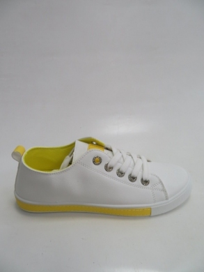 Trampki damskie na płaskim (36-41) 1016 YELLOW