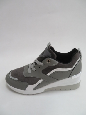 Buty sportowe damskie na koturnie (36-41) XN-113 GREY