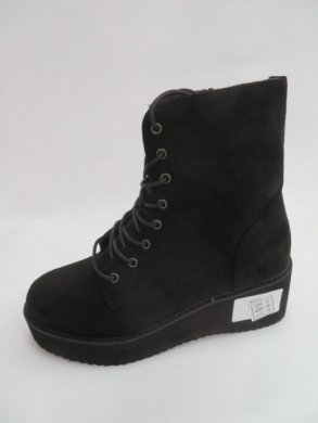 Botki damskie jesienne na płaskim (36-41) Q772 BLACK