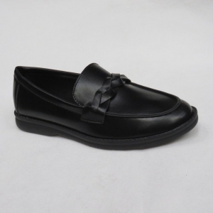 Mokasyny damskie na płaskim (36-41) 3241 BLACK