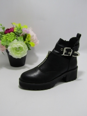 Botki damskie na płaskim (36-41) A637 BLACK