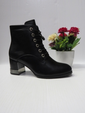 Botki damskie ocieplane na obcasie (36-41) XPL-2316 BLACK