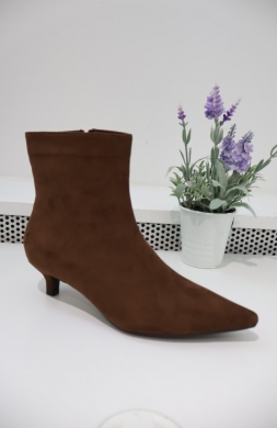 Botki damskie na szpilce (36-41) 181-286 CAMEL