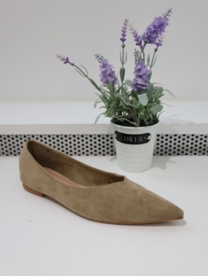 Baleriny damskie (36-41) 9799 GREEN