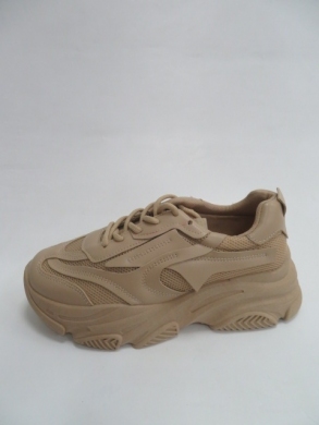 Sneakersy damskie niskie (36-41) BL278 KHAKI