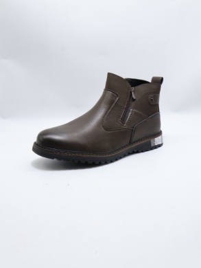Botki męskie ocieplane (41-46) 9901-31 BROWN