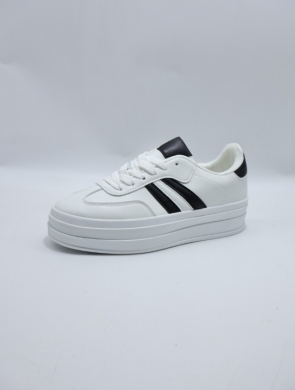 Buty sportowe damskie na płaskim (36-41) C2048 WHITE
